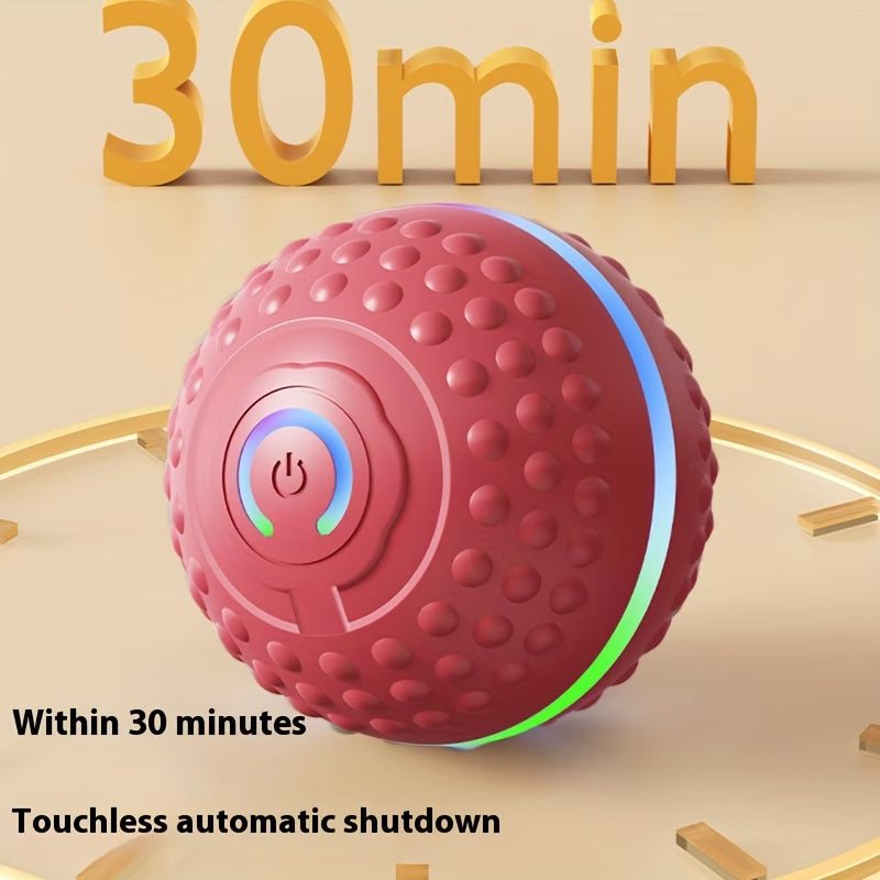 A Self-Bouncing Dog Toy Ball That Is Smart And Jumps, Rechargeable Via USB, Suitable for Indoor And Outdoor Play for Small to Medium-Sized Dogs