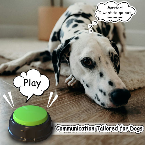 3 Color Voice Recording Button, Dog Buttons for Communication Pet Training Buzzer, 30 Second Record & Playback, Funny Gift for Study Office Home - 3 Color Packs